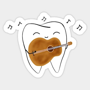 Guitar-Molar Sticker